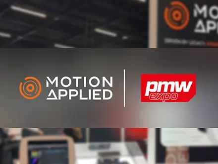 Motion Applied logo next to PMW logo